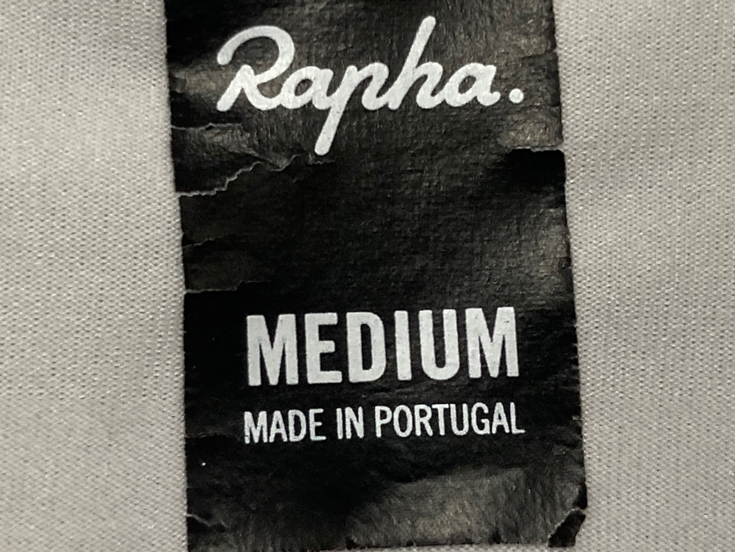 IO437 ラファ Rapha CLIMBERS JERSEY 半袖 サイクルジャージ 白 M ※染み