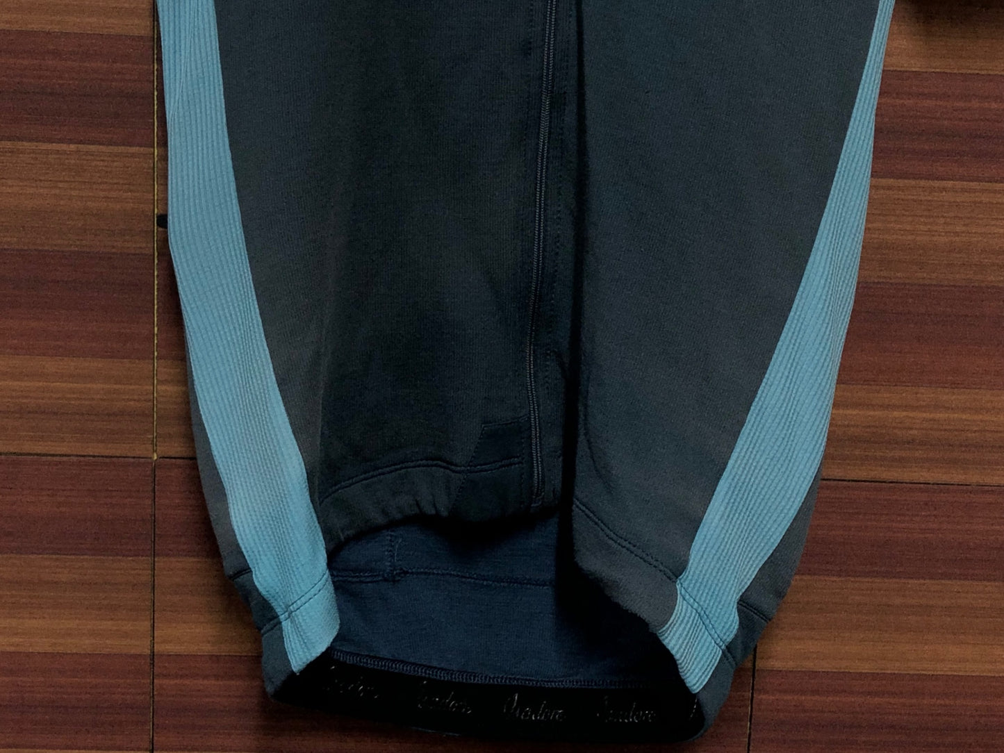 IN523 イザドア Isadore 半袖 サイクルジャージ グレー 青 水色 XS ※破れあり