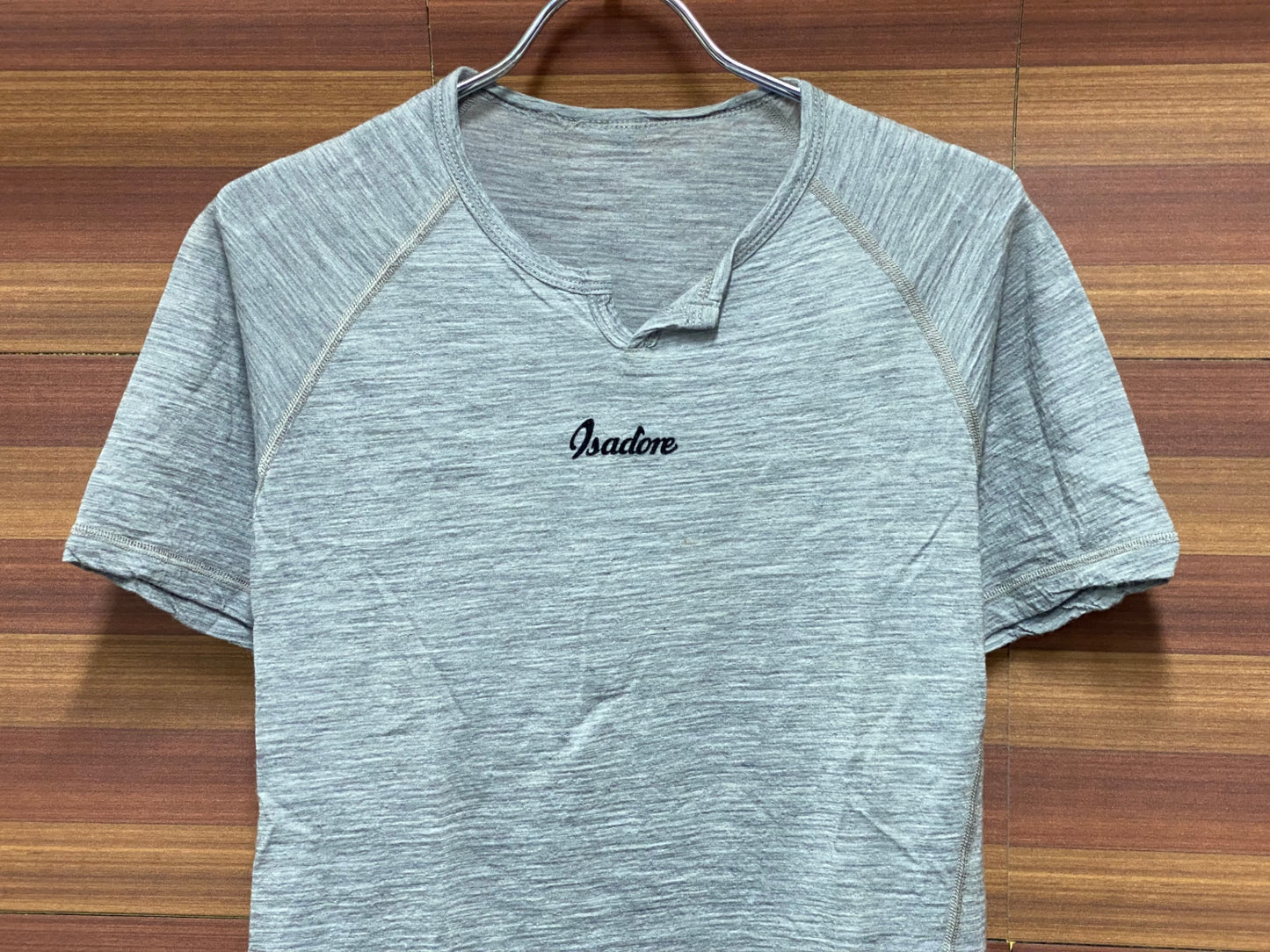 IU211 イザドア Isadore 半袖 ベースレイヤー グレー M