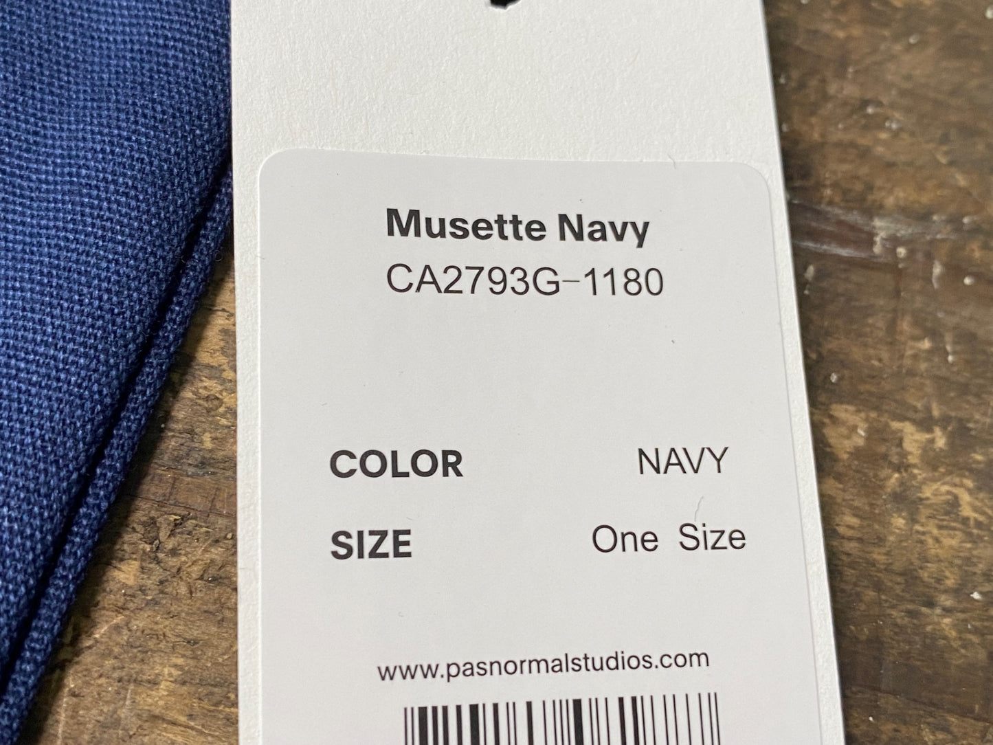 IN386 パスノーマルスタジオ PAS NORMAL STUDIOS Musette Navy サコッシュ 紺