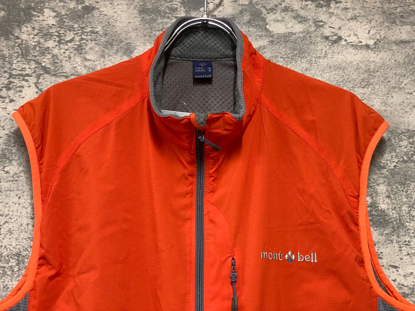 JC111 モンベル mont-bell ジレ サイクルベスト オレンジ L