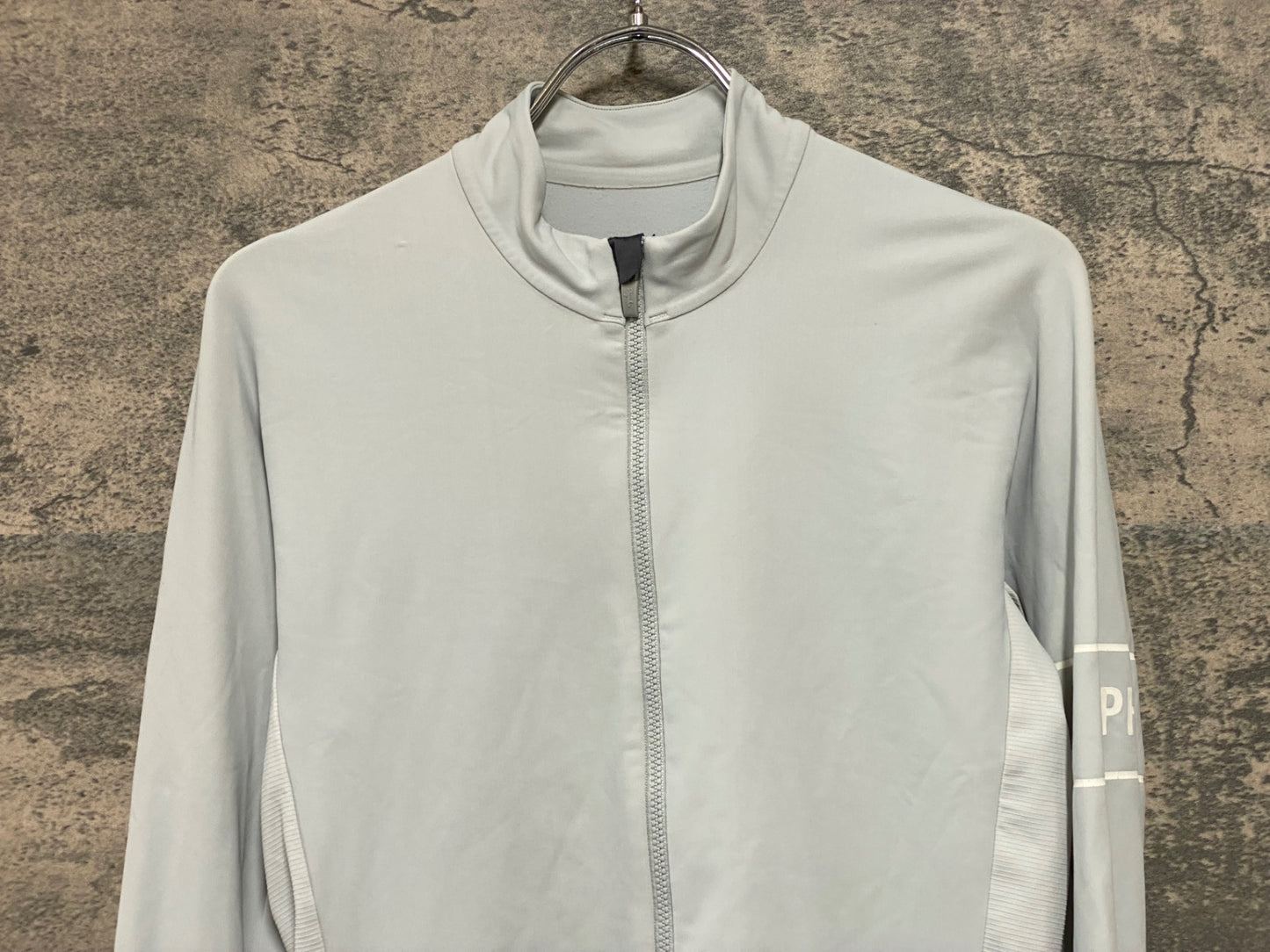 JB920 ラファ Rapha PRO TEAM LONG SLEEVE THERMAL JERSEY 長袖サイクルジャージ グレー S 裏起毛