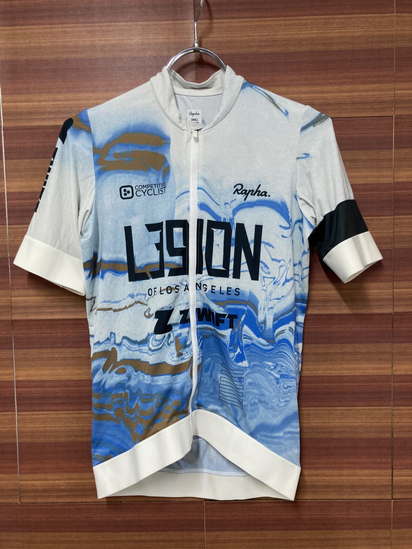 IT769 ラファ RAPHA LEGION PRO TEAM TRAINING JERSEY S 白/青