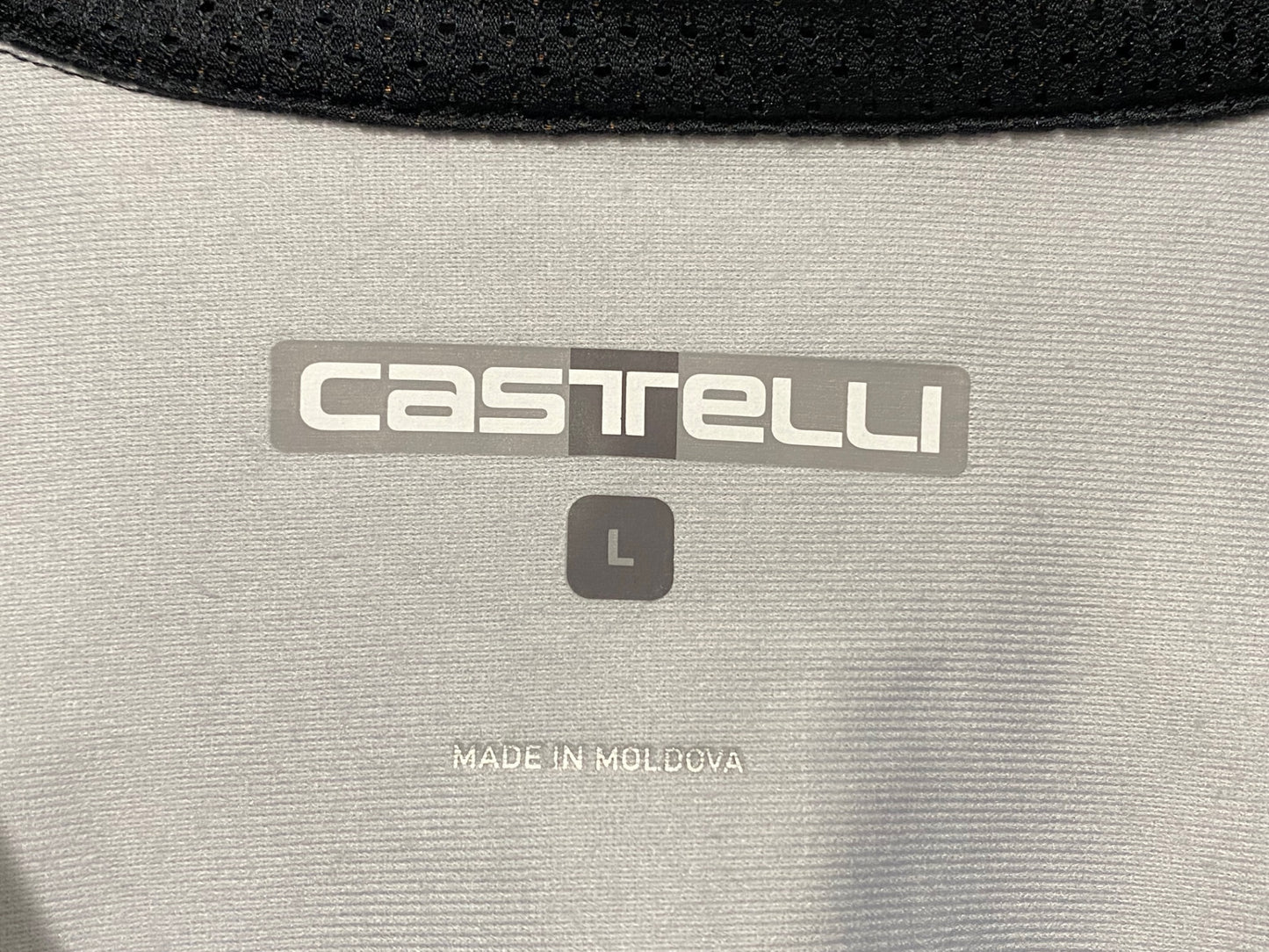 IZ055 カステリ CASTELLI ROSSO CORSA perfetto 長袖 サイクルジャケット 黒 花柄 L GORE-TEX
