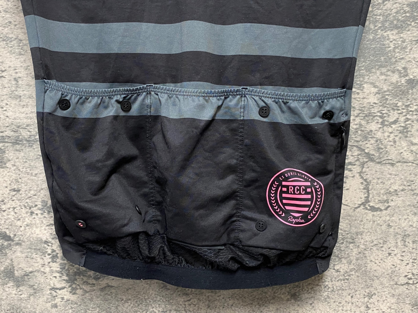 JA555 ラファ Rapha RCC PRO TEAM MIDWIEIGHT JERSEY 半袖 サイクルジャージ 黒 S