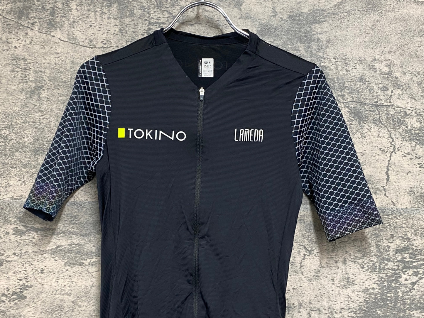 IZ437 ラメダ LAMEDA TOKINO 半袖 サイクルジャージ 黒 レディース M