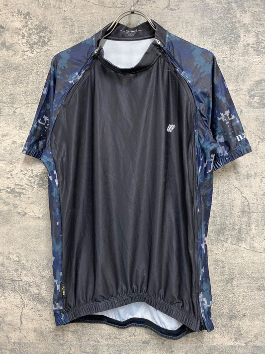 JB765 ナリフリ narifuri 半袖 サイクルジャージ 黒 L