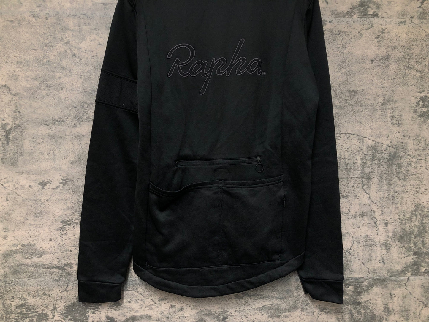 IY367 ラファ Rapha WINTER JERSEY 長袖 サイクルジャケット 黒 M 裏起毛