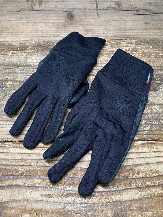 IW435 カペルミュール KAPELMUUR 長指 グローブ 黒 XS 裏起毛