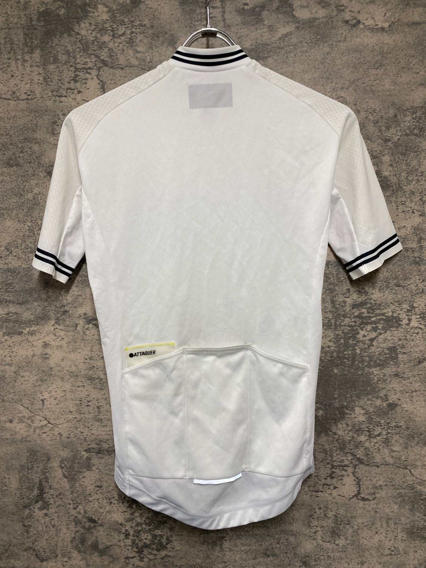 IU389 アタッカー ATTAQUER All Day 半袖 サイクルジャージ 白 XS