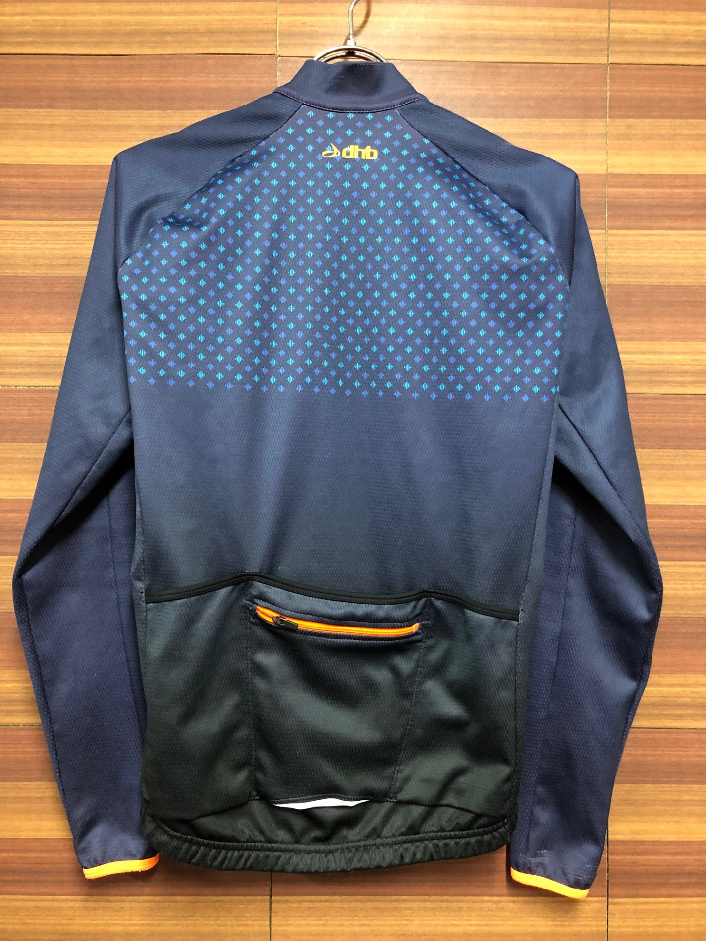 IM438 dhb 長袖 サイクルジャージ 紺 黒 XS 裏起毛