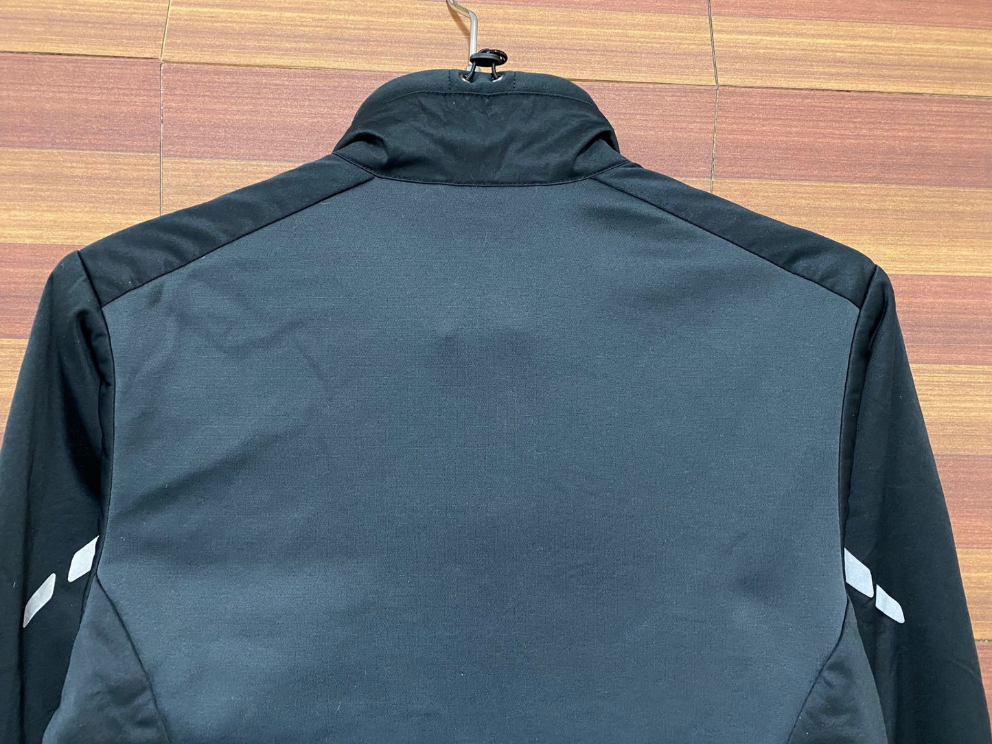 IN563 モンベル mont-bell 長袖 サイクルジャケット 黒 XS 裏起毛 中綿 ※動物の毛