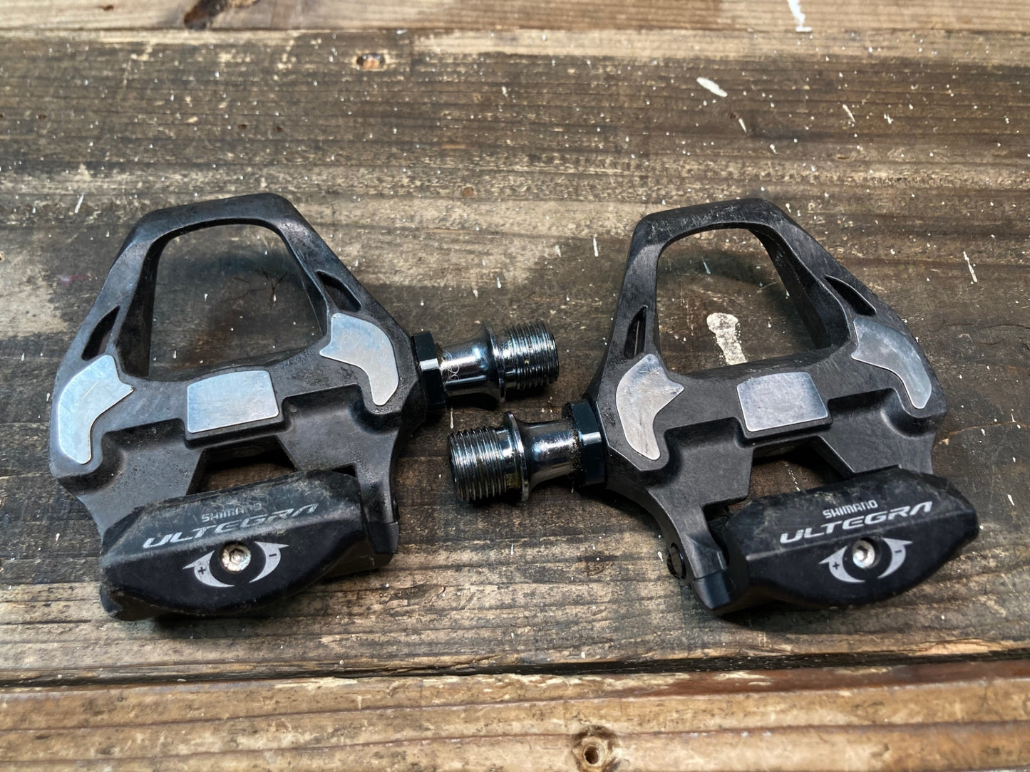 IQ894 シマノ SHIMANO アルテグラ ULTEGRA PD-R8000 ビンディングペダル SPD-SL 使用感あり