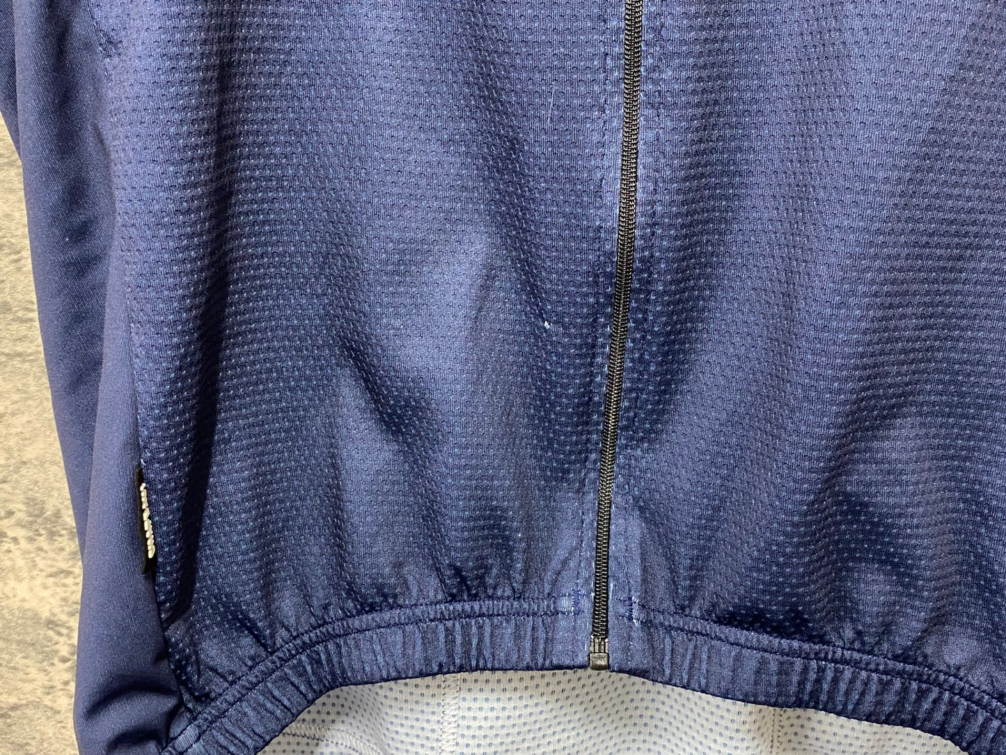 JA596 シャポー CHAPEAU! 半袖 サイクルジャージ 紺 L