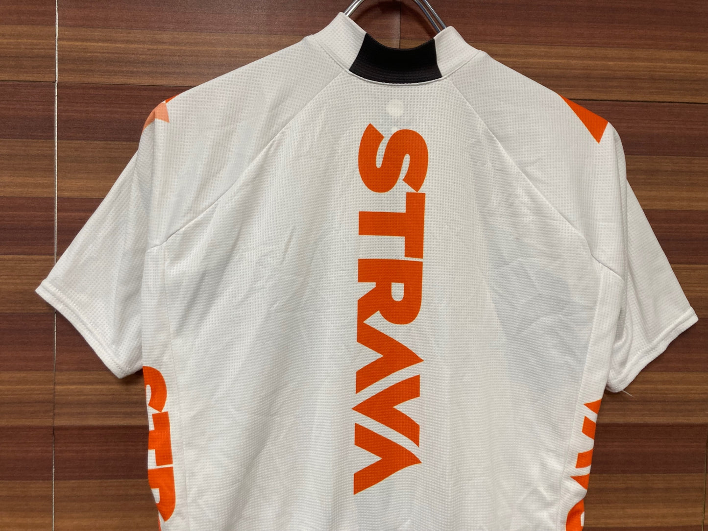 IN742 カステリ CASTELLI 半袖 サイクルジャージ 白 M STRAVA