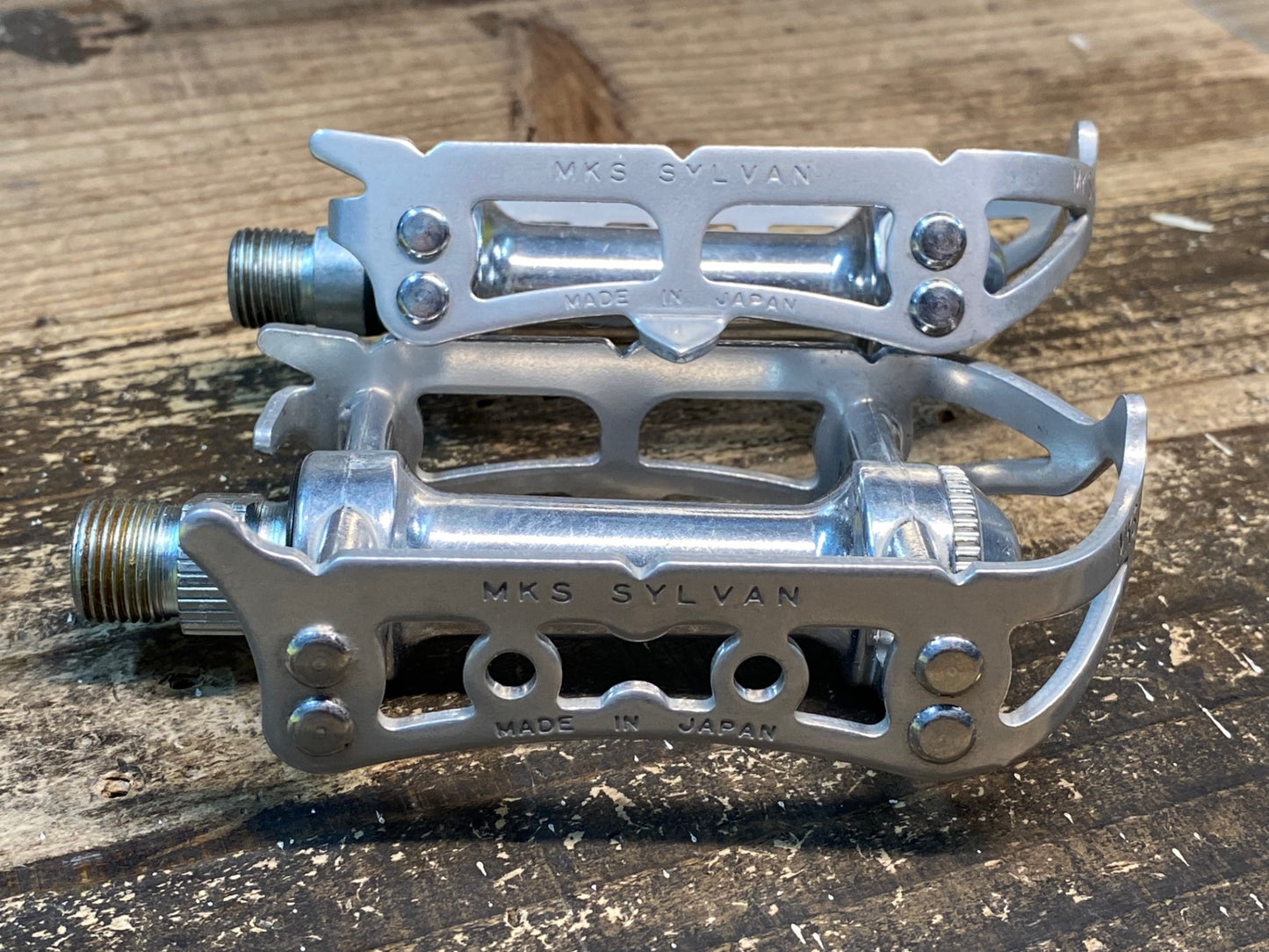 IT888 三ヶ島 MKS SYLVAN ROAD フラットペダル シルバー