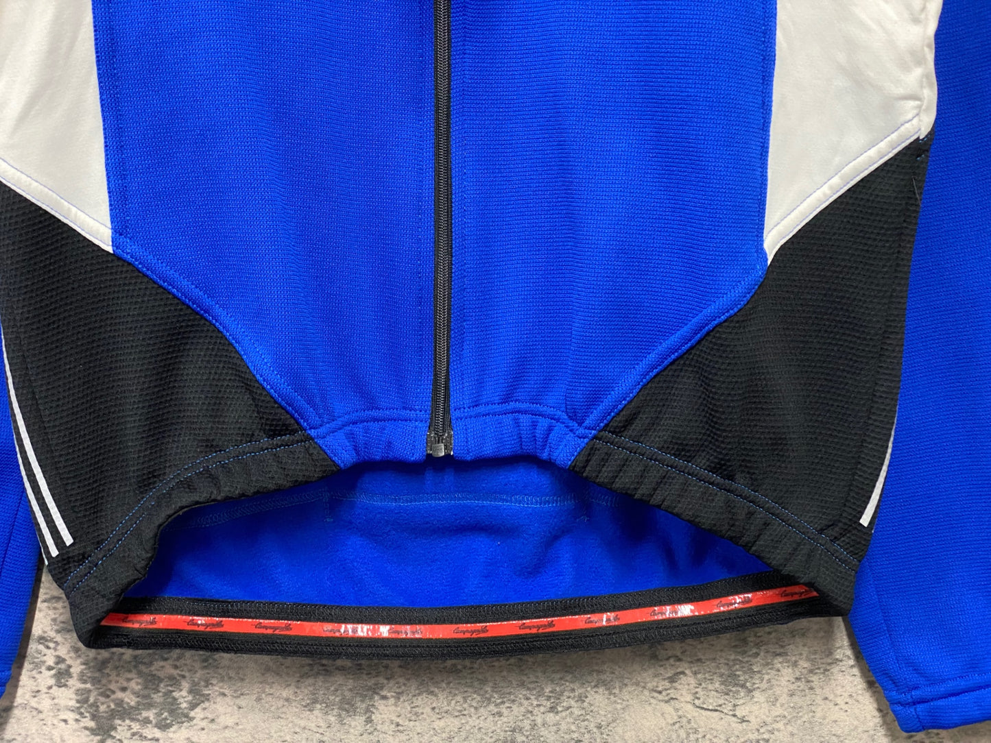 JA624 カンパニョーロ CAMPAGNOLO 長袖 サイクルジャージ 青 L 裏起毛