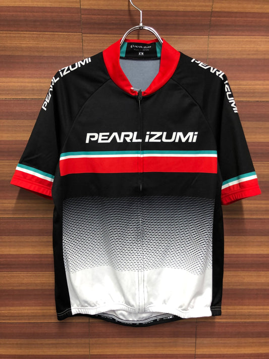IQ480 パールイズミ PEARL IZUMI 半袖 サイクルジャージ 黒赤白 BL