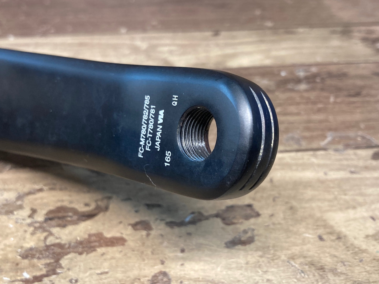 II654 シマノ SHIMANO デオーレ Deore XT M780 クランクセット 38/24T 165mm ※フィキシングボルト欠品