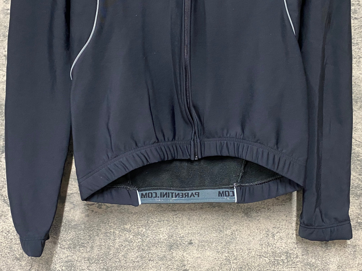 IY342 パレンティーニ Parentini 長袖 サイクルジャケット 黒 S 裏起毛