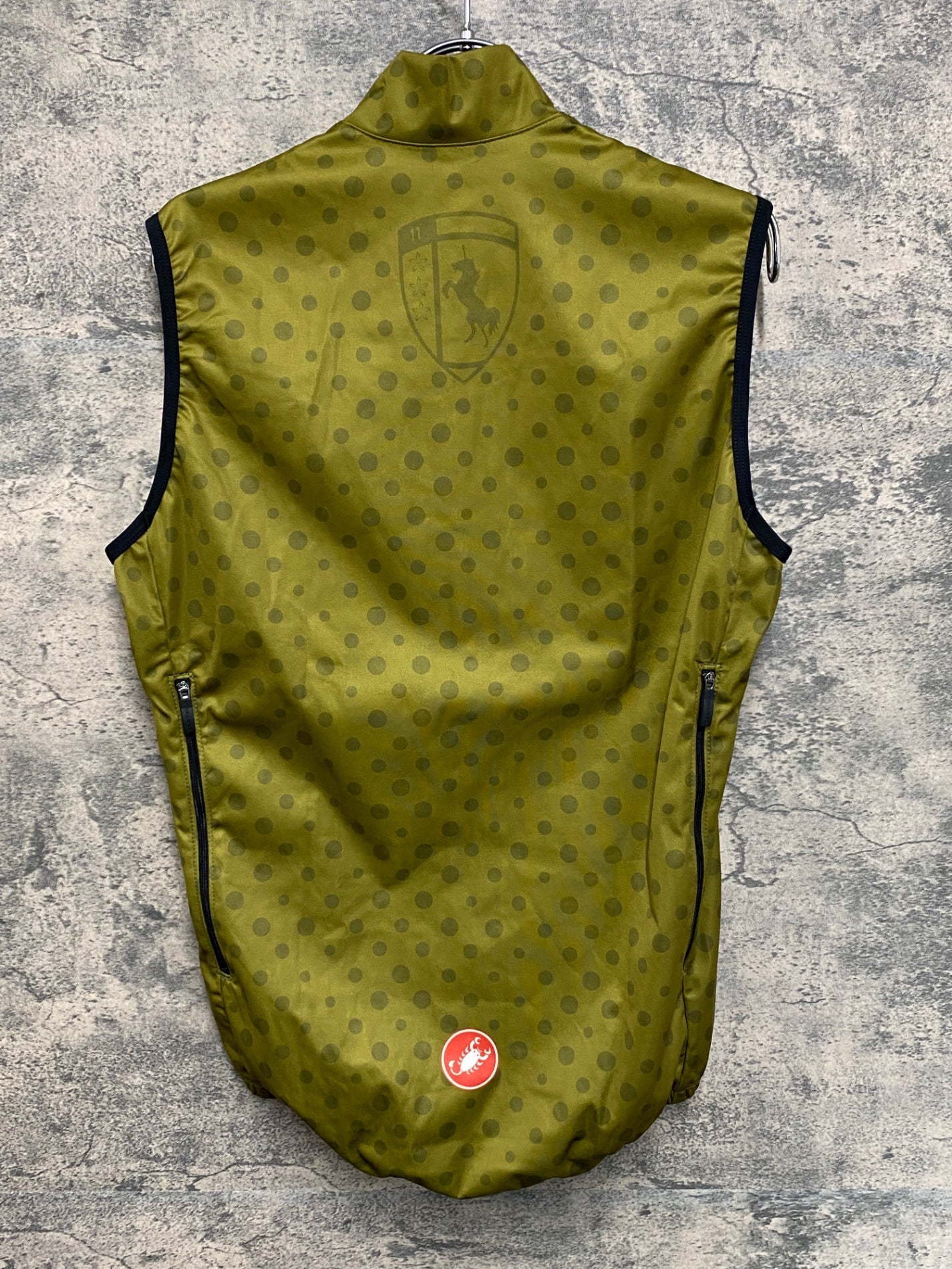 IY138 カステリ CASTELLI Speedvargen 防風 ジレ サイクルベスト S