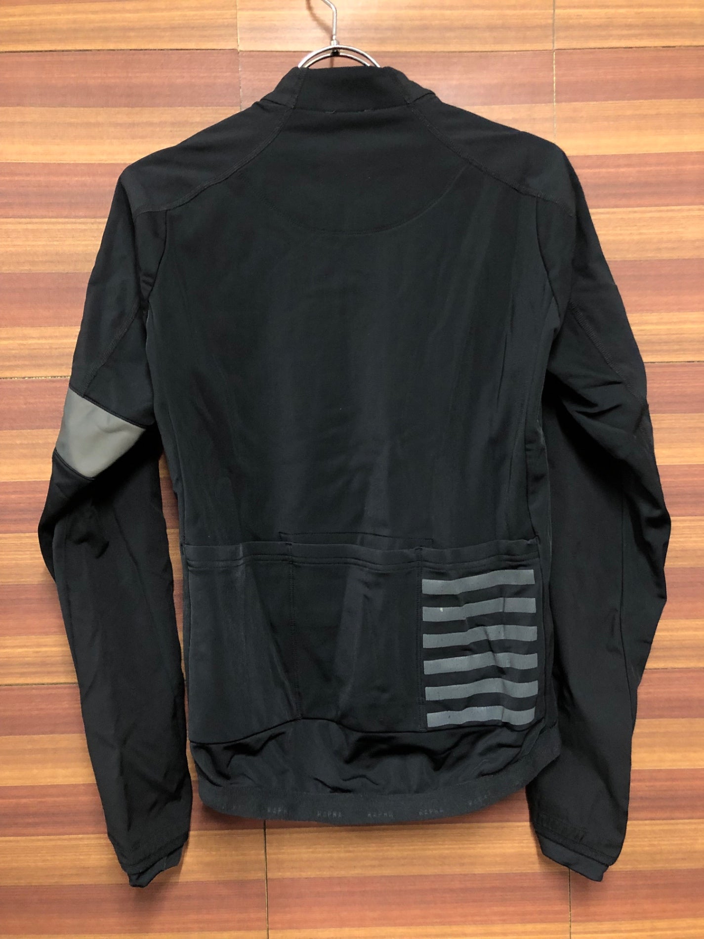 IM455 ラファ Rapha PRO TEAM TRAINING JACKET 長袖 サイクルジャケット 黒 M 裏起毛