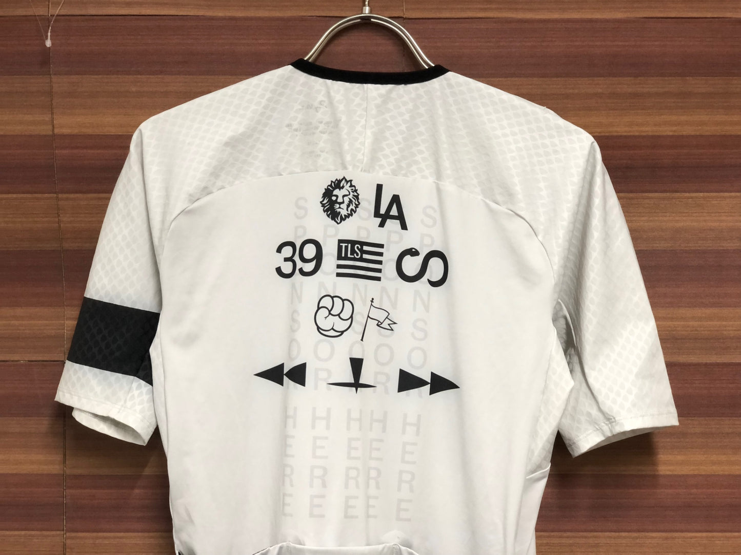 IQ375 ラファ Rapha LEGION PRO TEAM AERP JERSEY 半袖 サイクルジャージ 白 L