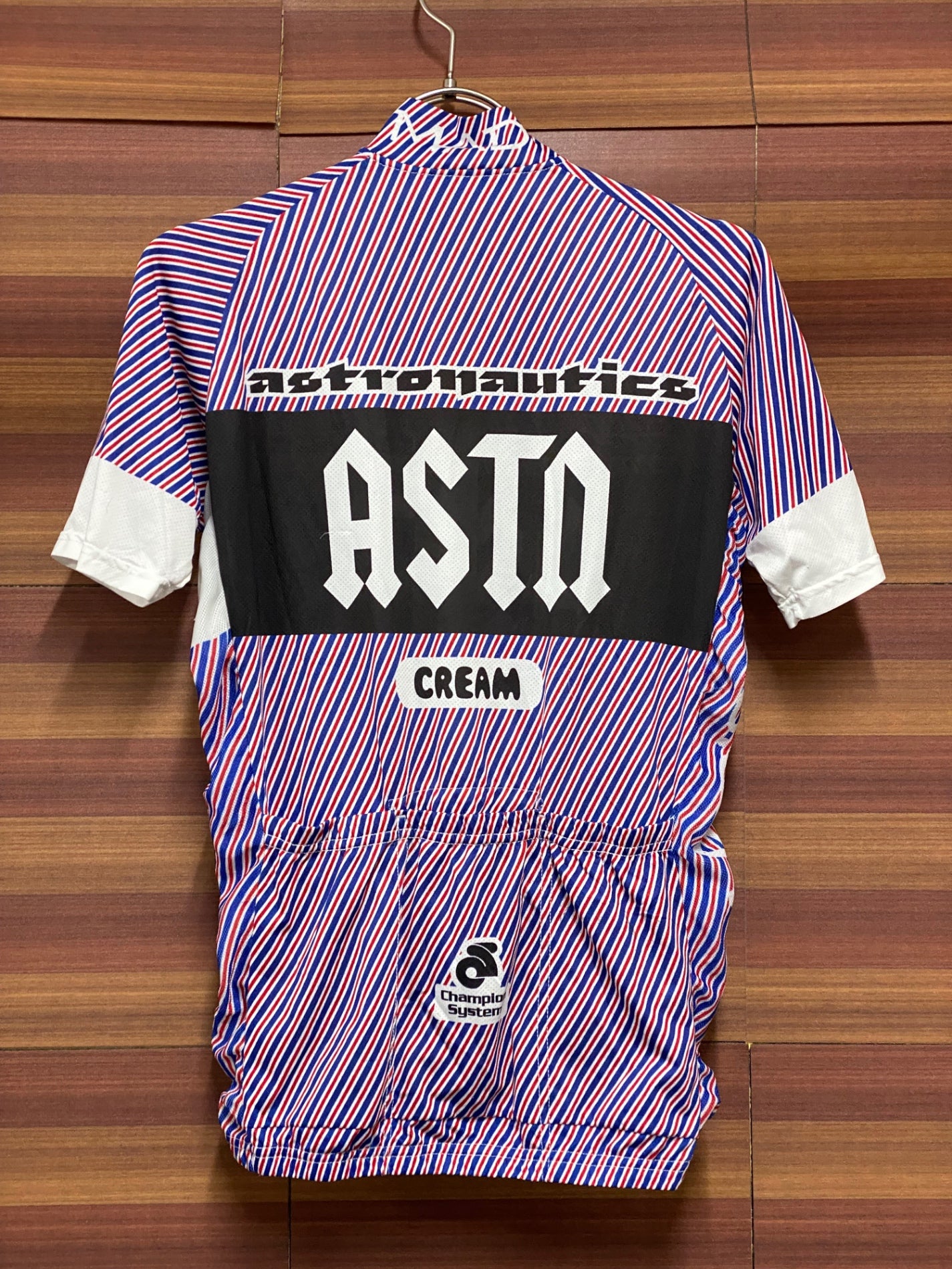 IV199 チャンピオンシステム champion system 半袖サイクルジャージ 赤青 S