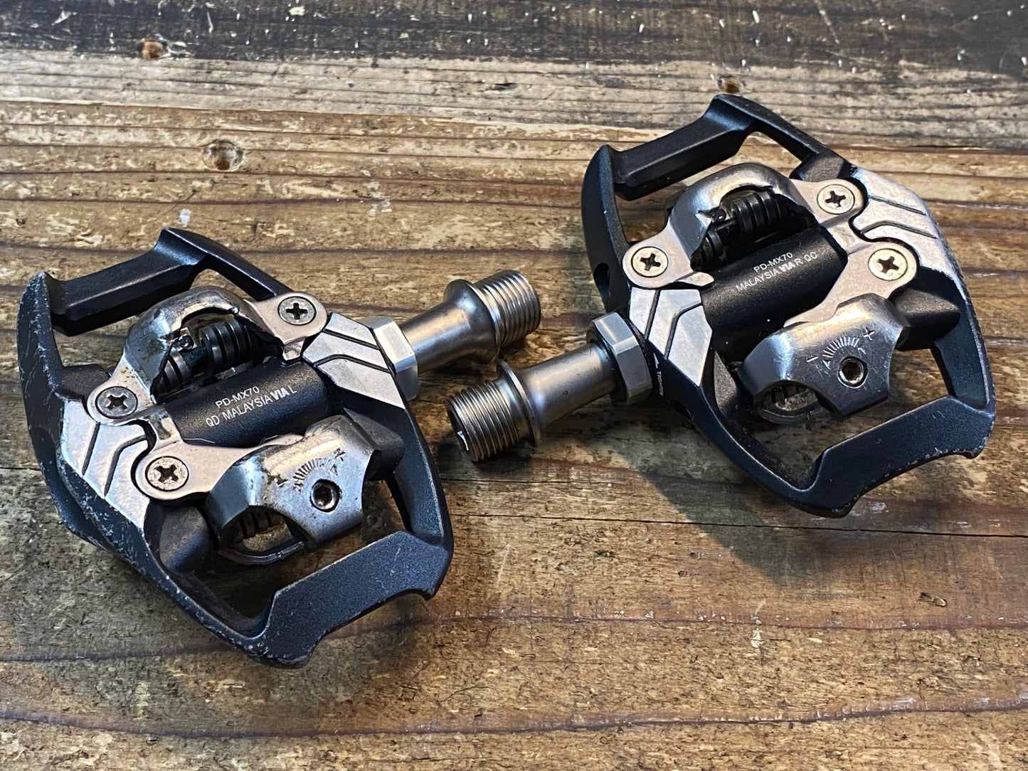 IO907 シマノ SHIMANO PD-MX70 DXR ビンディングペダル SPD ※傷あり