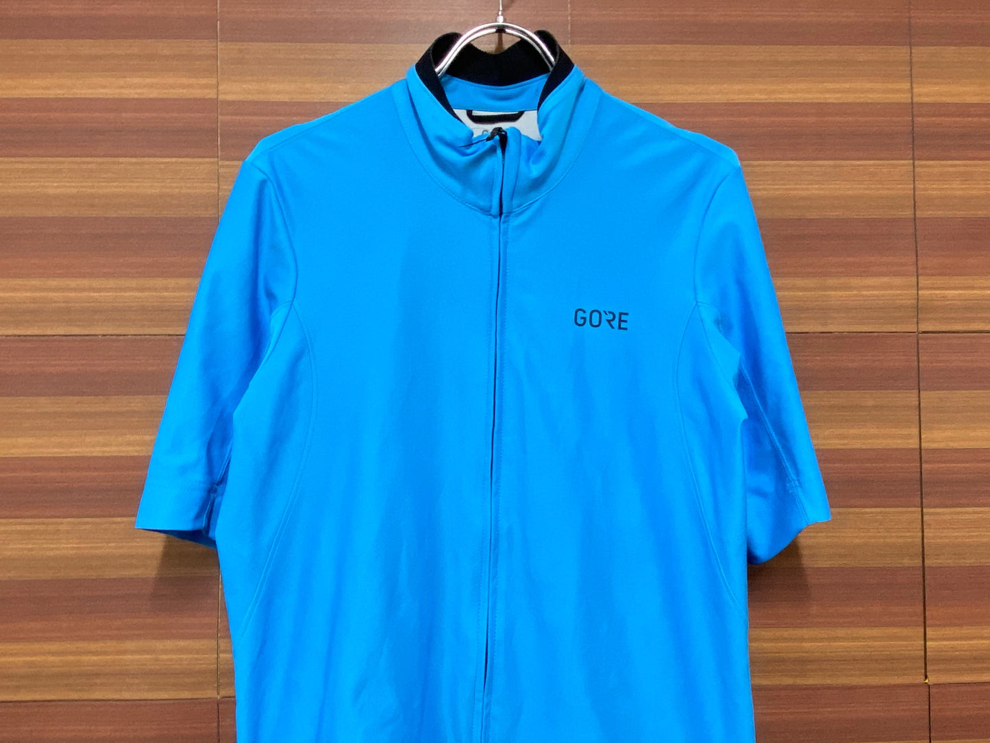 IE706 ゴア GORE 半袖 サイクルジャージ 水色 XL GORE WINDSTOPPER