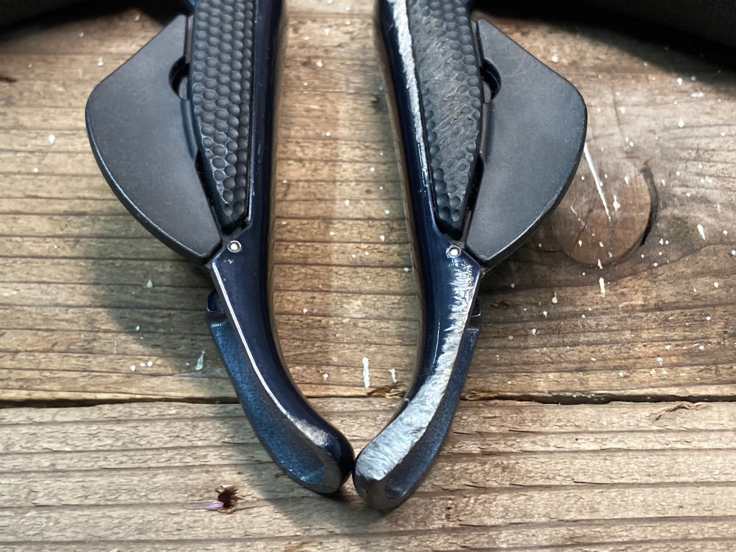 IN128 シマノ SHIMANO アルテグラ ULTGRA ST-6870 DI2 電動 STIレバー 2×11S 左右セット ※左レバーヘッド割れ ジャンク