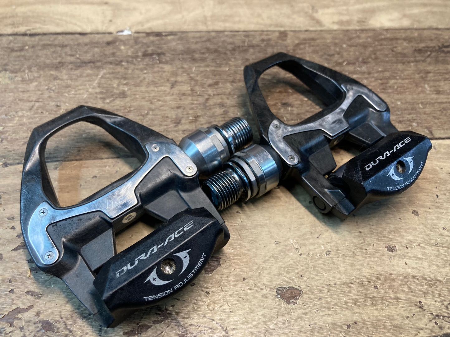 IL475 シマノ SHIMANO デュラエース DURA-ACE PD-9000 ビンディングペダル SPD-SL ※軸回転スムーズ