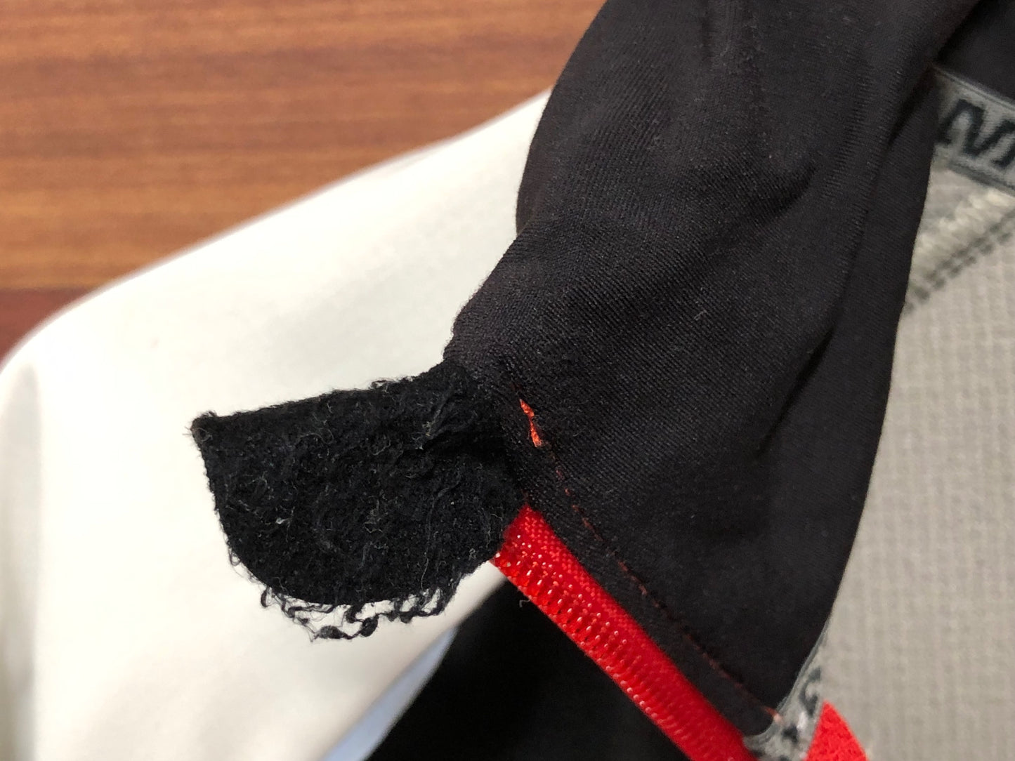 IN989 マヴィック MAVIC 裏起毛 サイクルジャケット 黒赤 L