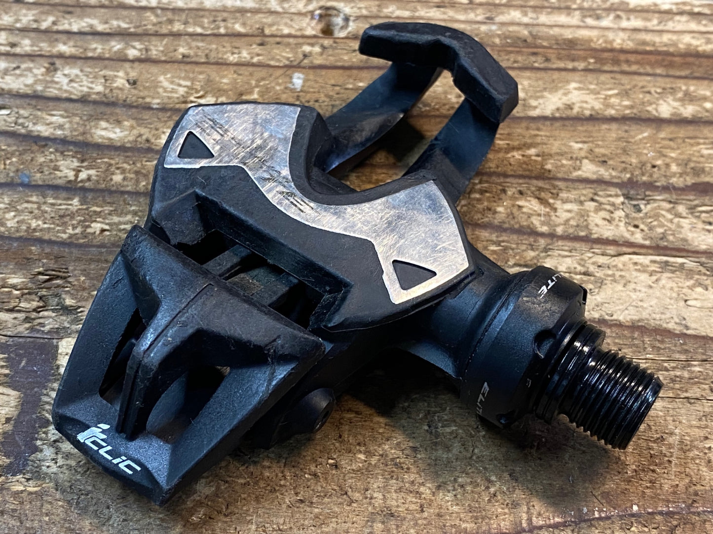 IU170 マビック MAVIC ZXELLIUM ELITE ビンディングペダル ※板バネひび割れ 軸回転抵抗大 ジャンク
