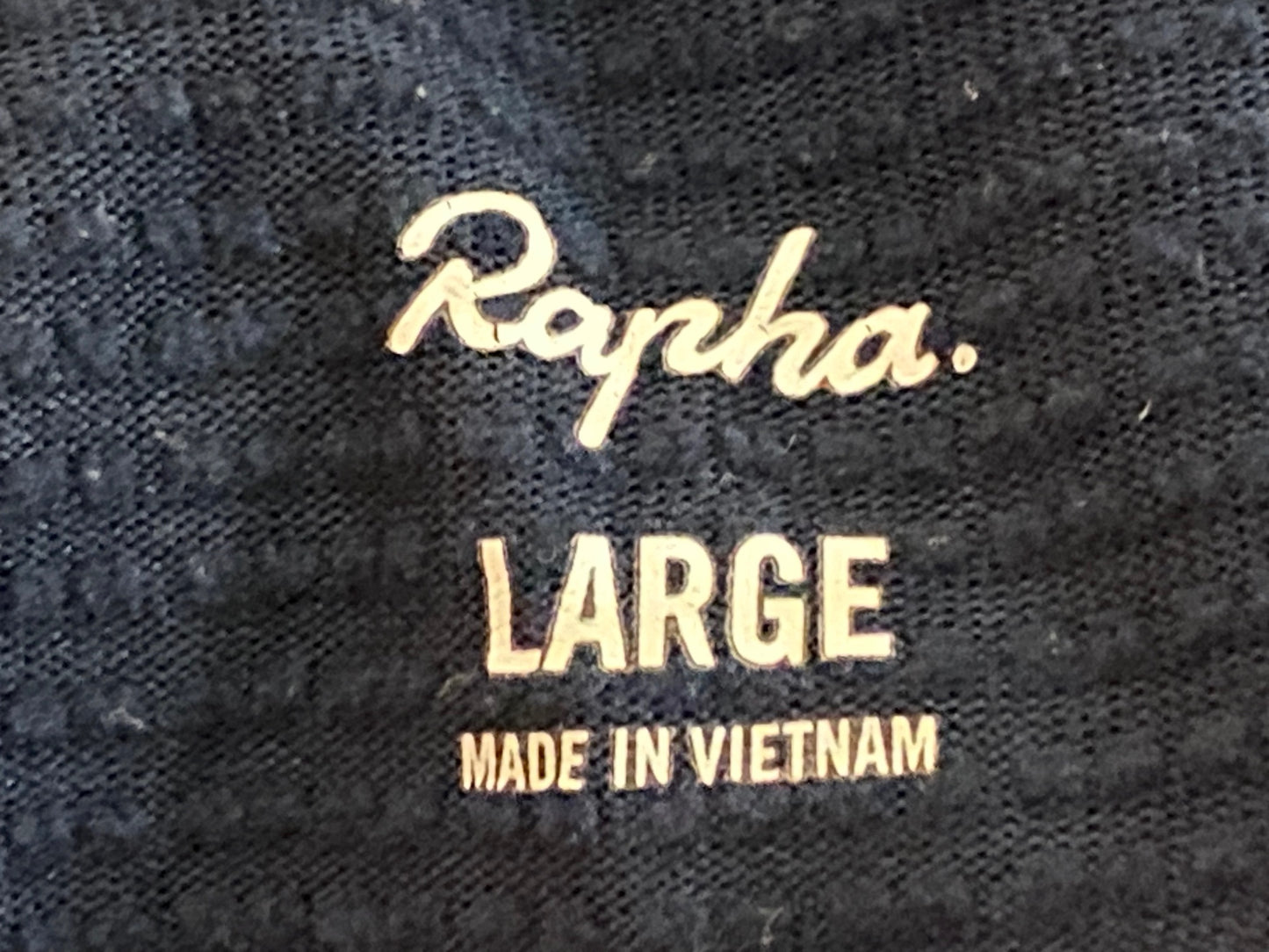 IJ967 ラファ Rapha PRO TEAM THERMAL BASE LAYER 長袖 ベースレイヤー 濃紺 L 裏起毛