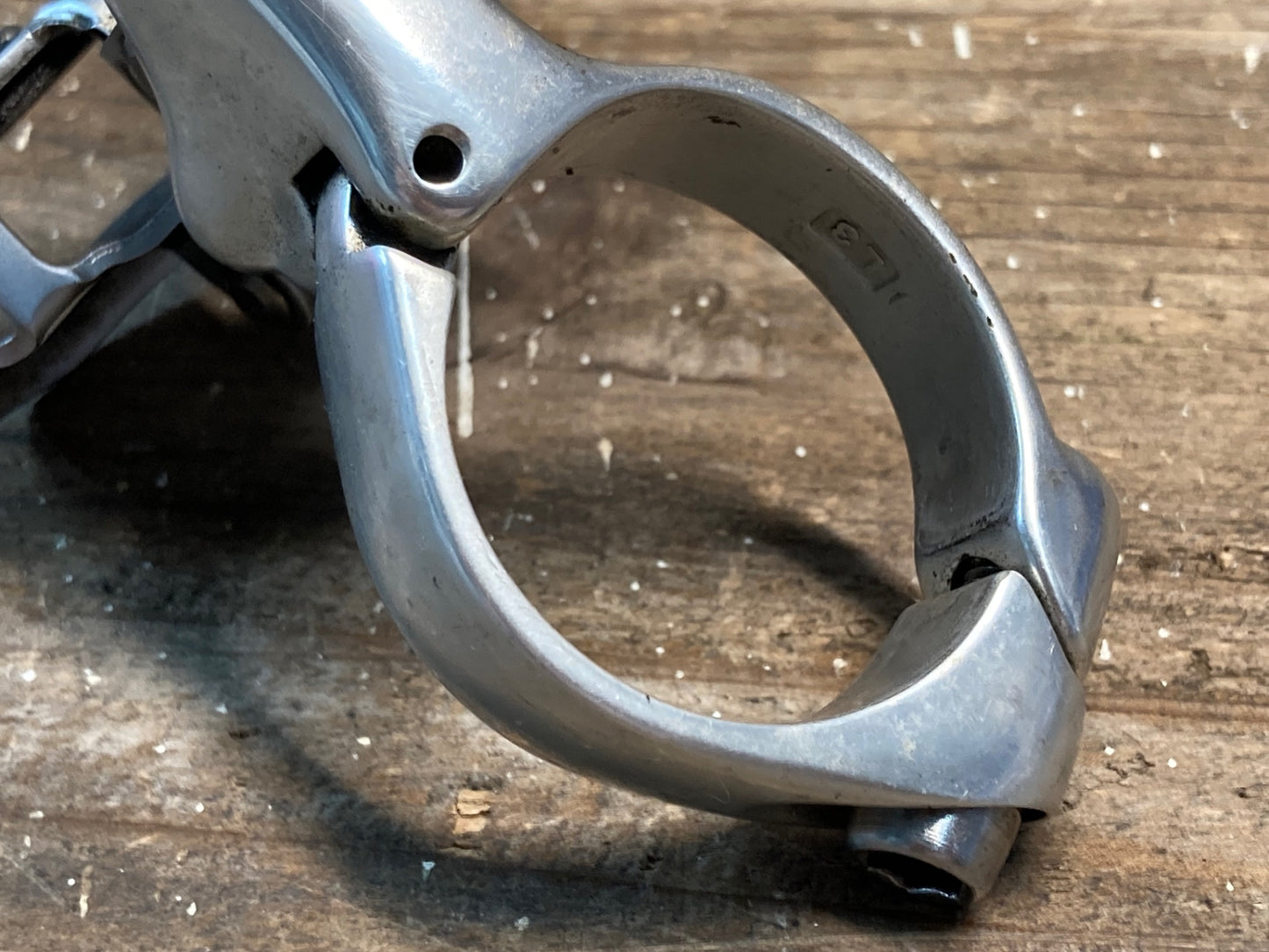 IO600 カンパニョーロ CAMPAGNOLO アテナ ATHENA フロントディレイラー シルバー バンド式 Φ35.0 2S