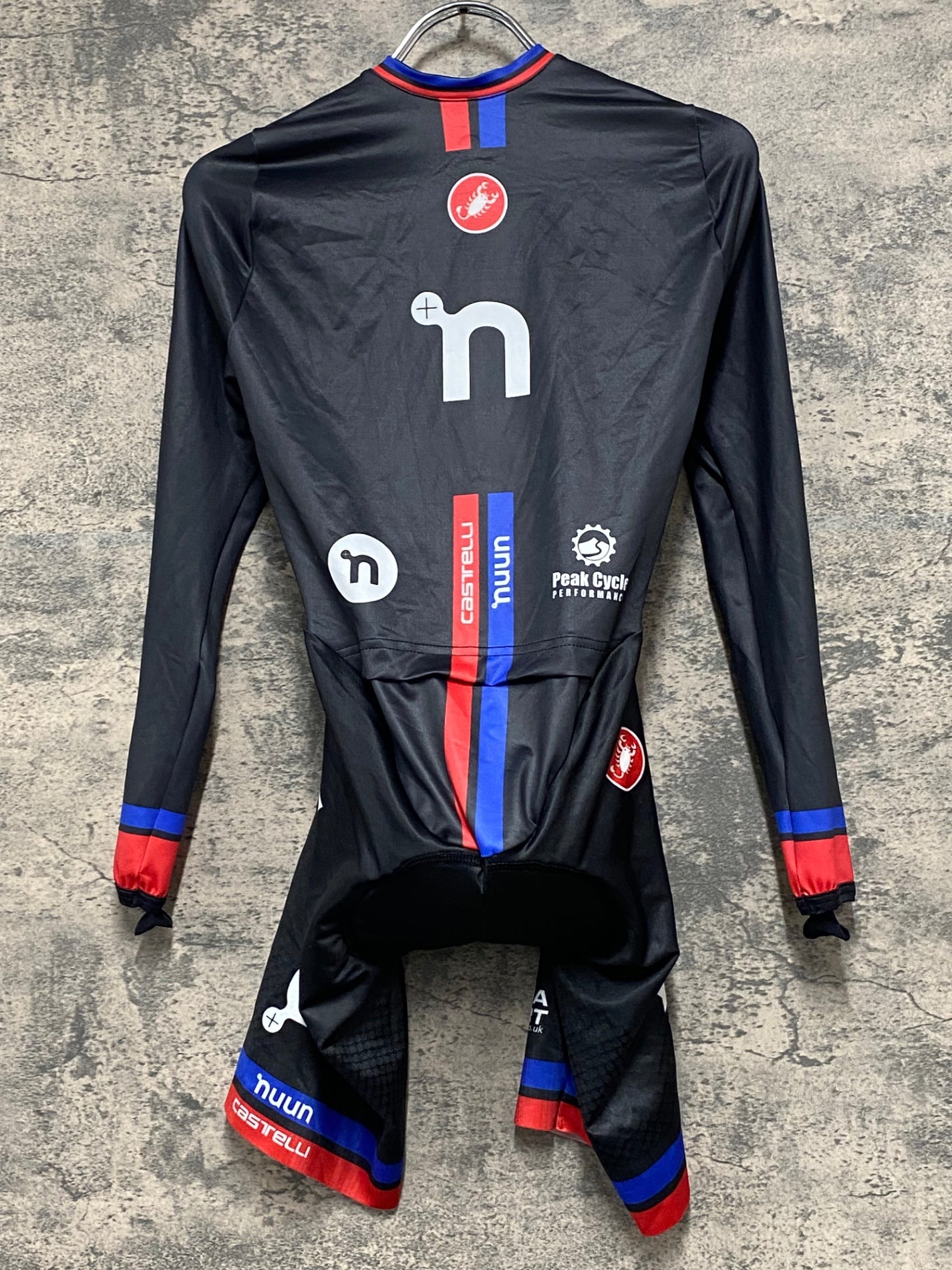 JA734 カステリ CASTELLI 長袖 ワンピース 黒 S nuun SIGMA SPORT