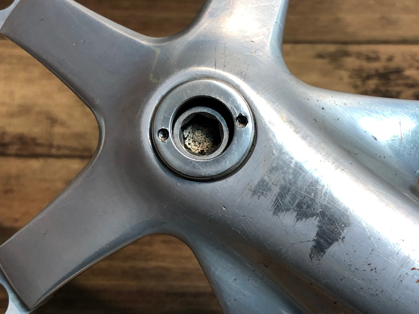 IG037 シマノ SHIMANO デュラエース DURA-ACE FC-7701 クランクアーム 167.5mm ※ロゴ消え、スレ、傷