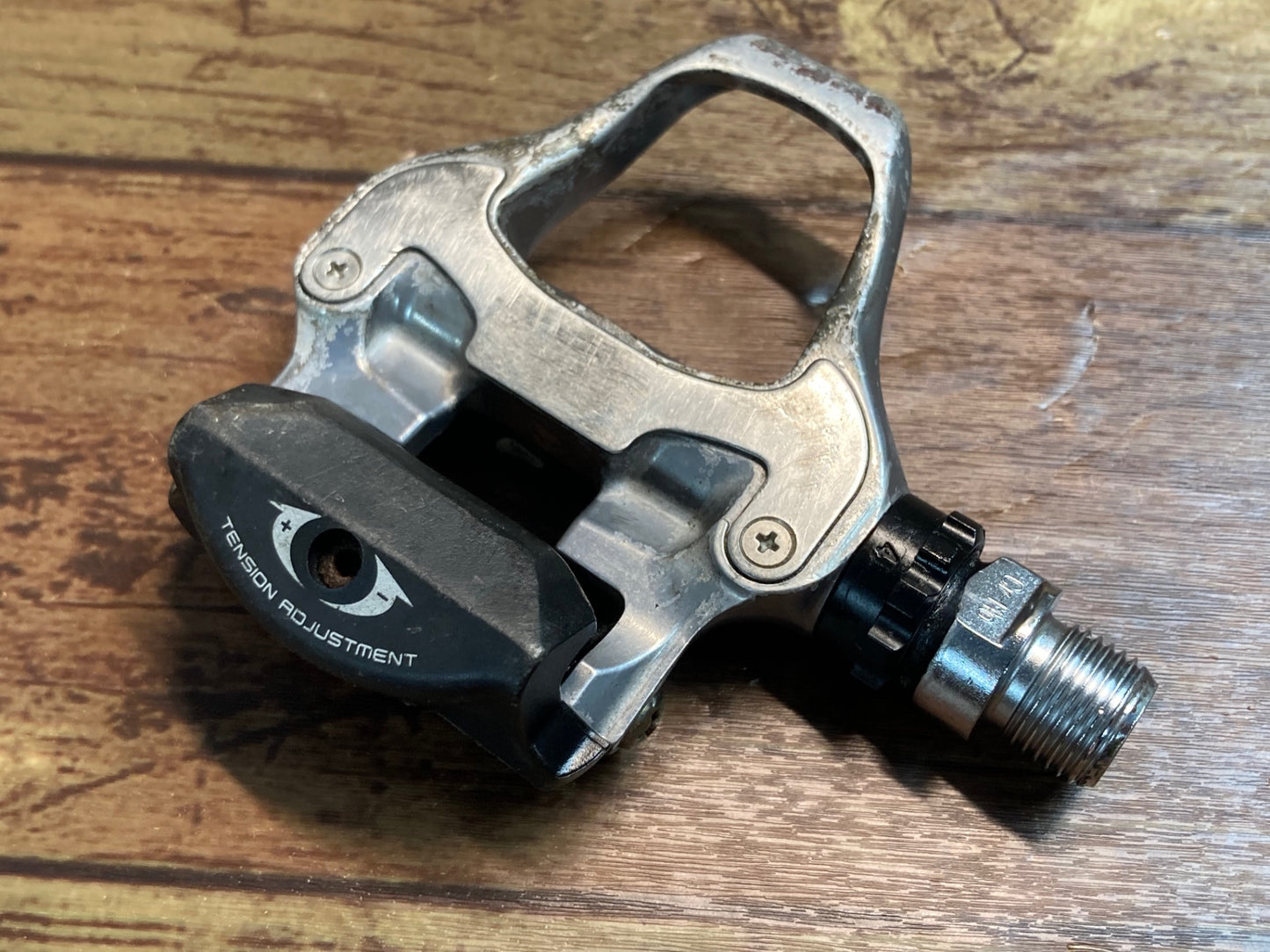 IS370 シマノ SHIMANO 105 PD-5601 ビンディングぺダル SPD-SL シルバー 錆