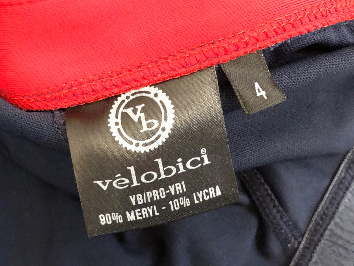 IT115 ヴェロビチ velobici VB/PRO-VR1 長袖 サイクルジャージ 紺 4