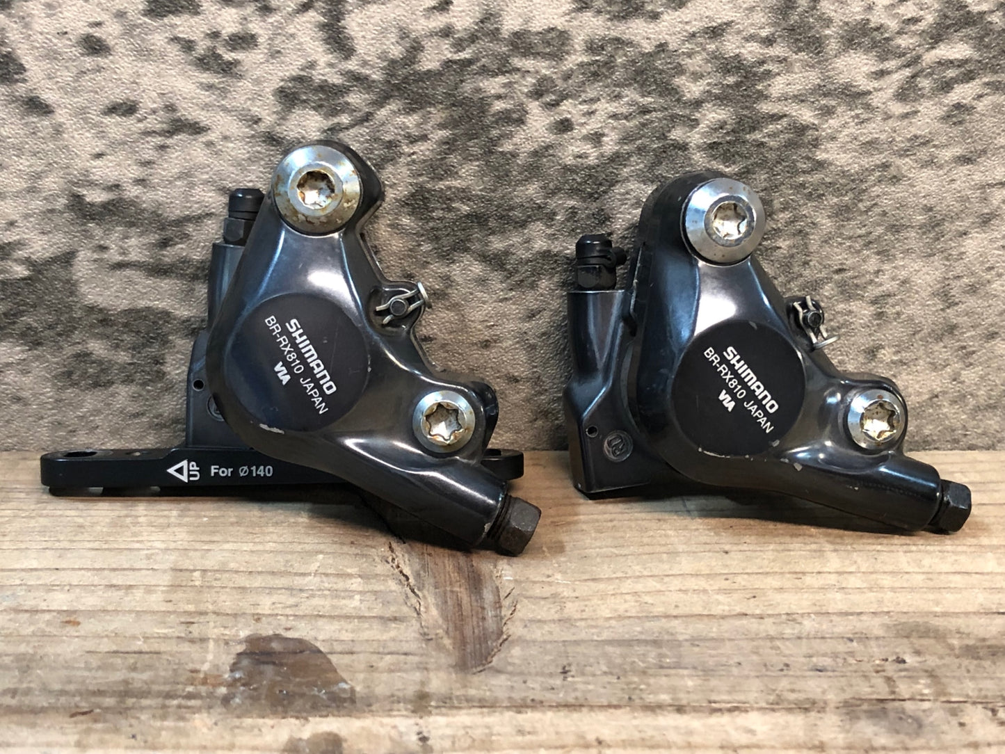 IW417 シマノ SHIMANO GRX BR-RX810 ディスクブレーキ キャリパー 前後セット