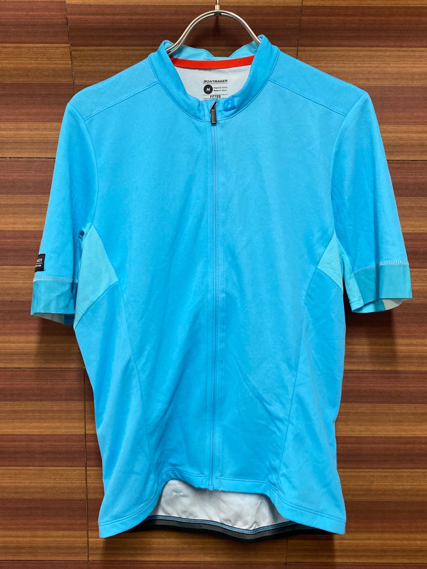 IT498 ボントレガー BONTRAGER 半袖 サイクルジャージ 水色 M