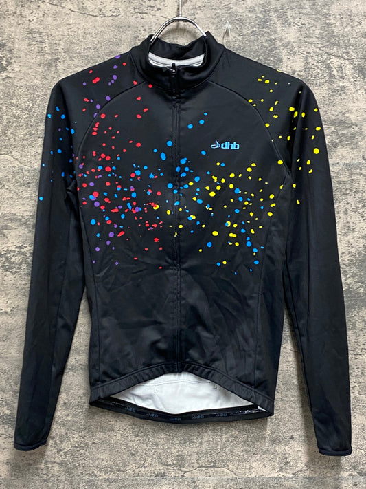 JA628 dhb 長袖 サイクルジャージ 黒 S 裏起毛