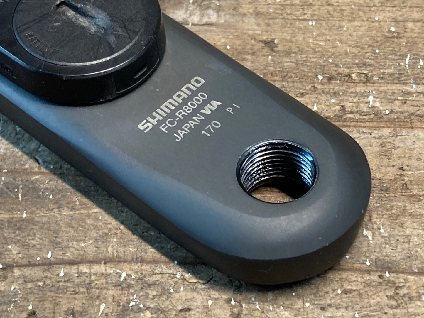 IN554 パイオニア Pioneer SGY-PM910H L パワーメーター シマノ SHIMANO アルテグラ ULTEGRA FC-R8000 170mm ※電池蓋ダメージ大のためジャンク、動作未確認