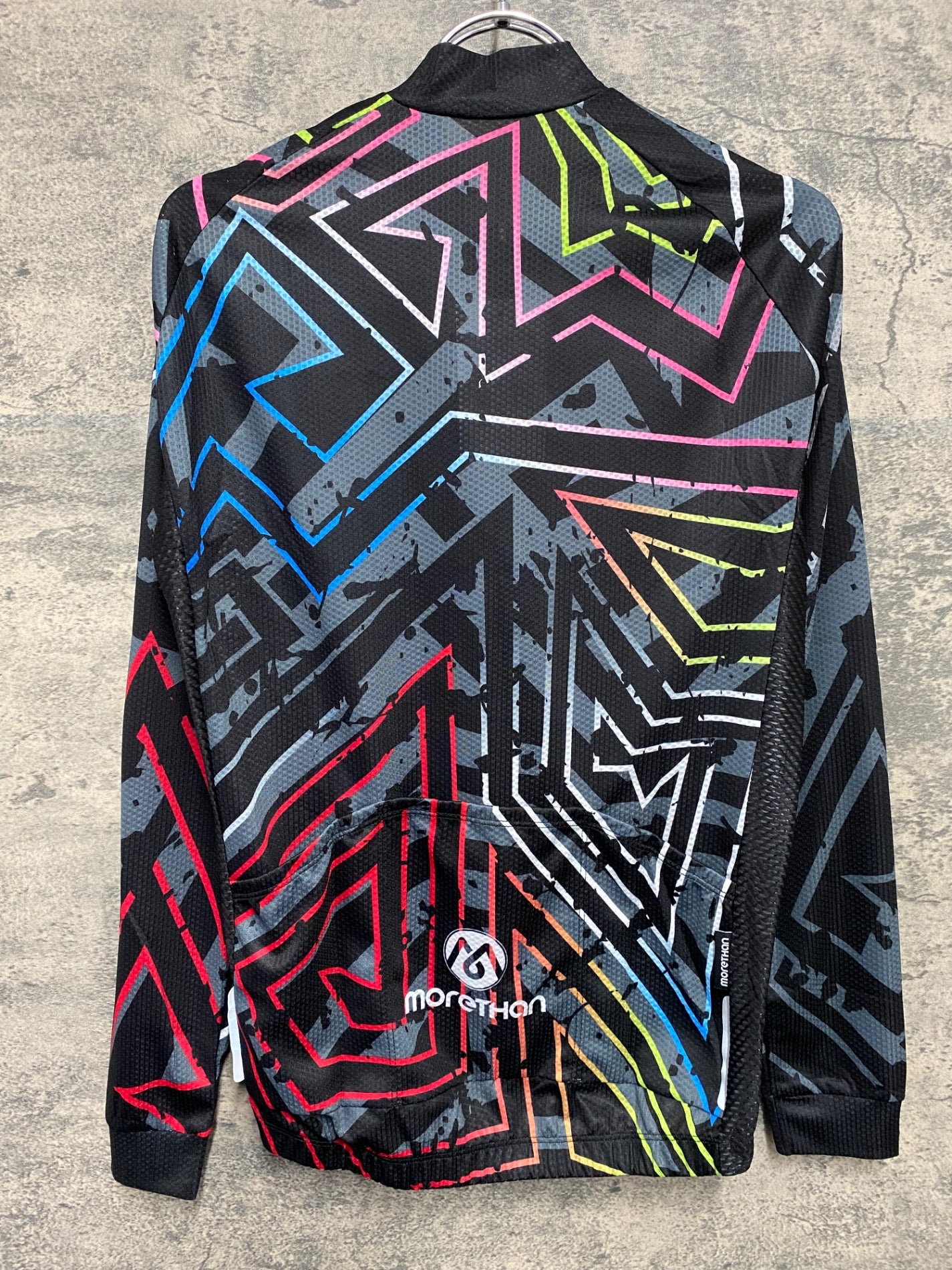 JA565 モーゼン morethan 長袖 サイクルジャージ 黒 S