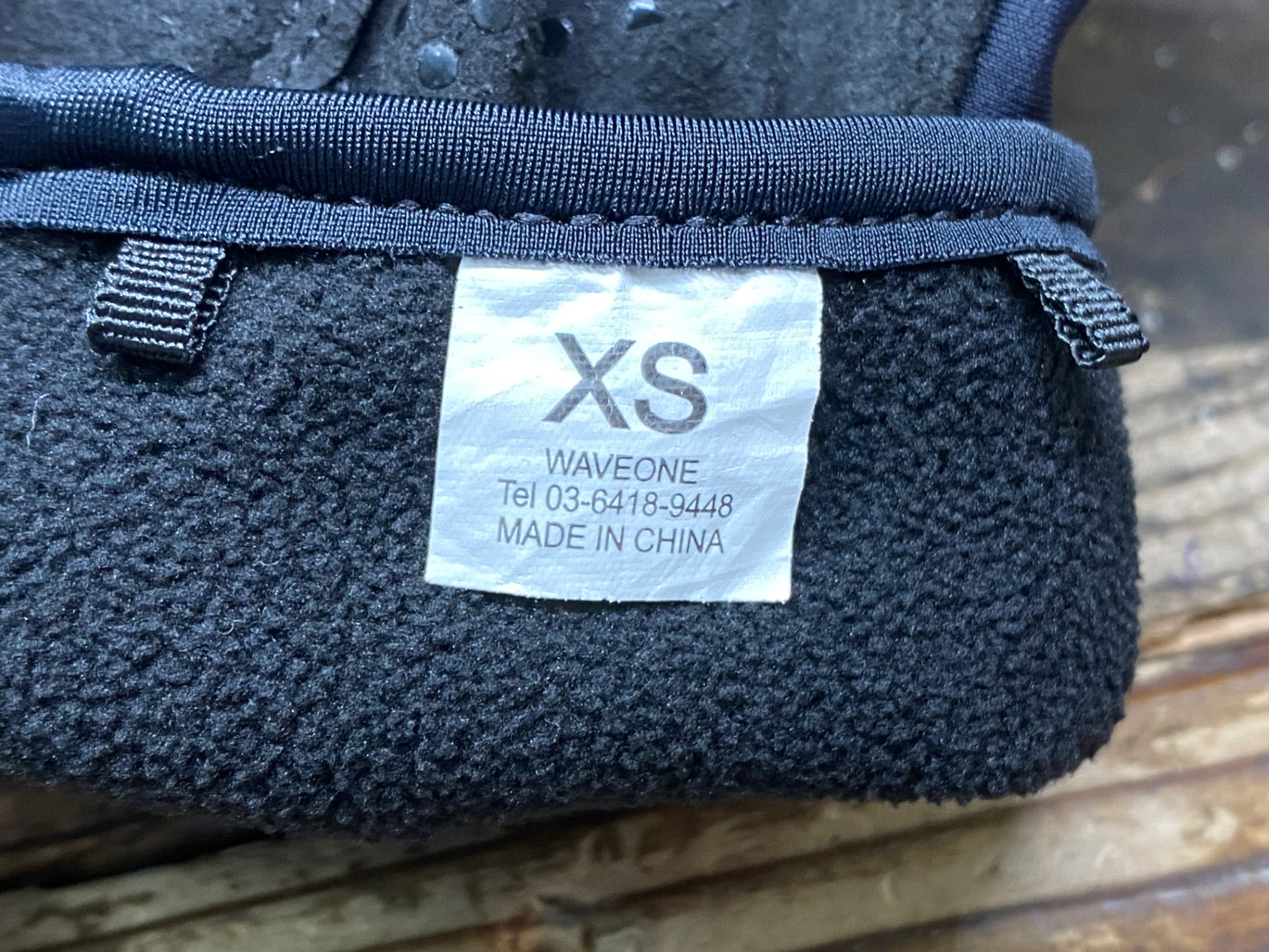 JB081 カペルミュール KAPELMUUR 長指 グローブ 紺 黒 XS 裏起毛