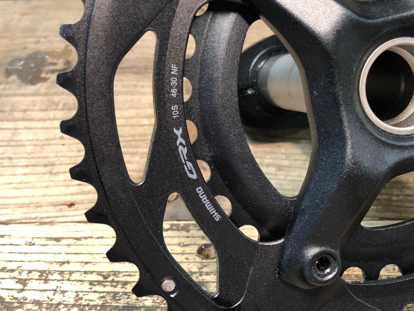 JB593 シマノ SHIMANO GRX FC-RX600 クランクセット 46/30T 165mm