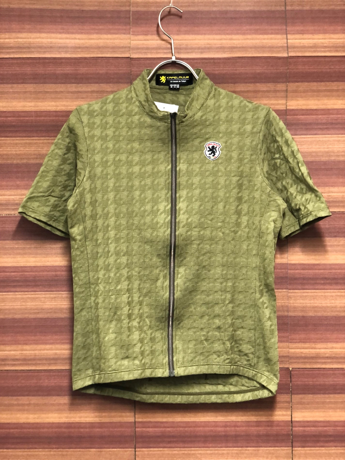 IO027 カペルミュール KAPELMUUR 半袖 サイクルジャージ カーキ M