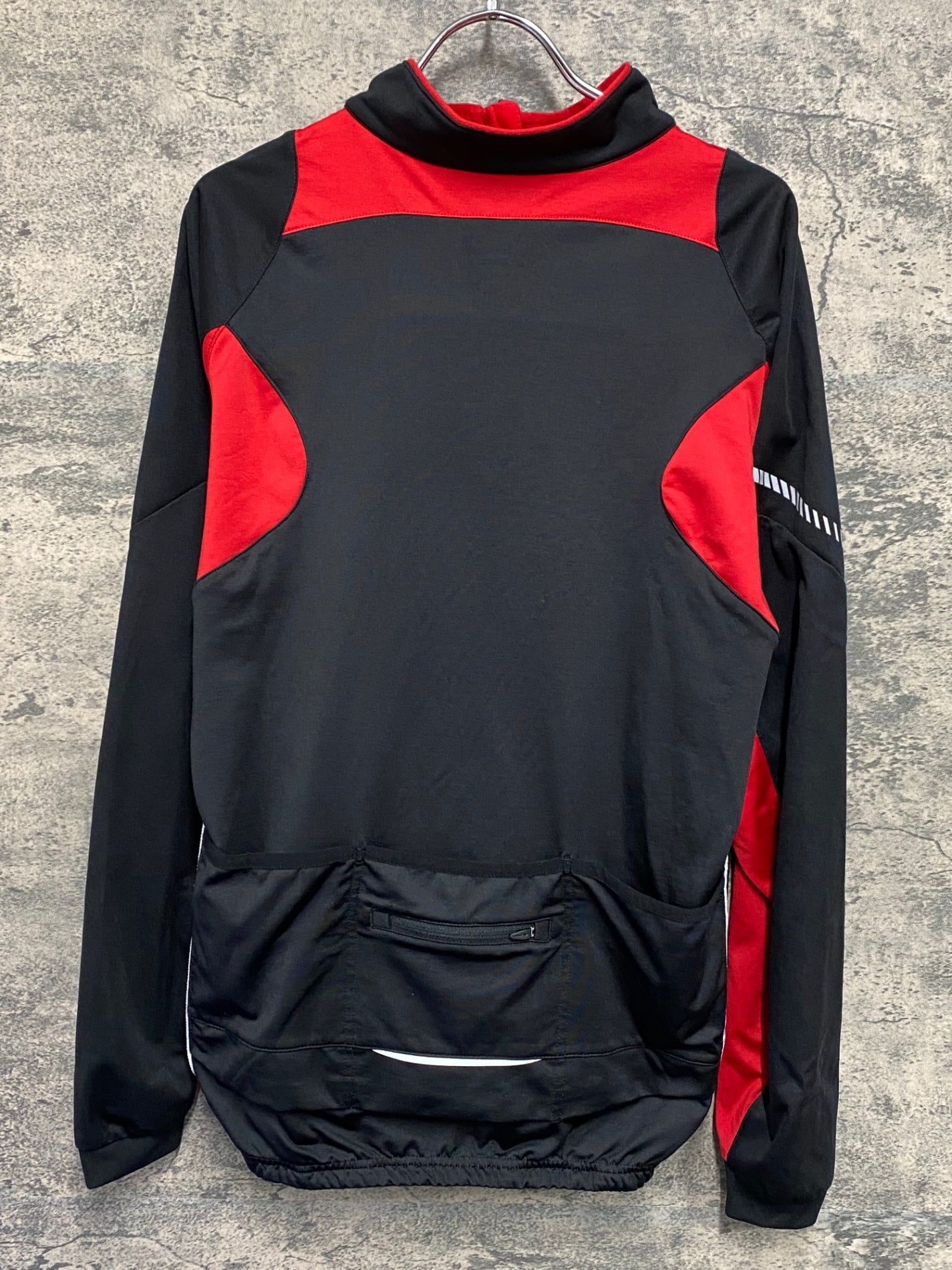 IY812 ティゴラ TIGORA 長袖サイクルジャージ 黒 L 裏起毛