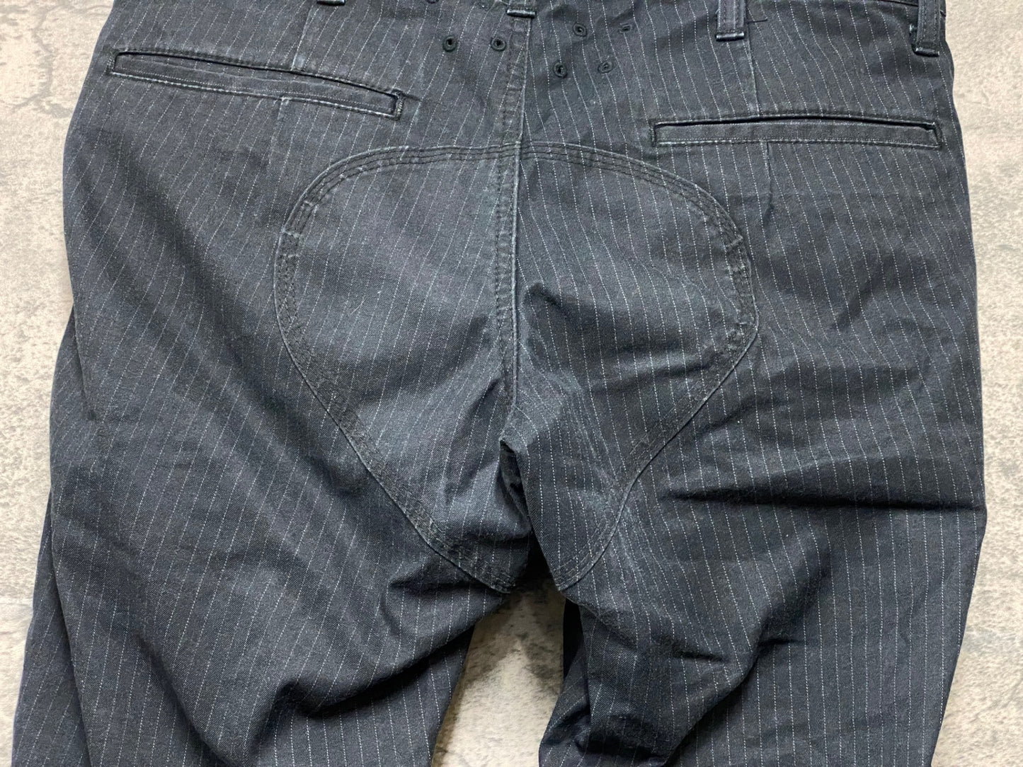 JB780 リンプロジェクト rin project サイクルパンツ ストライプ 紺 M